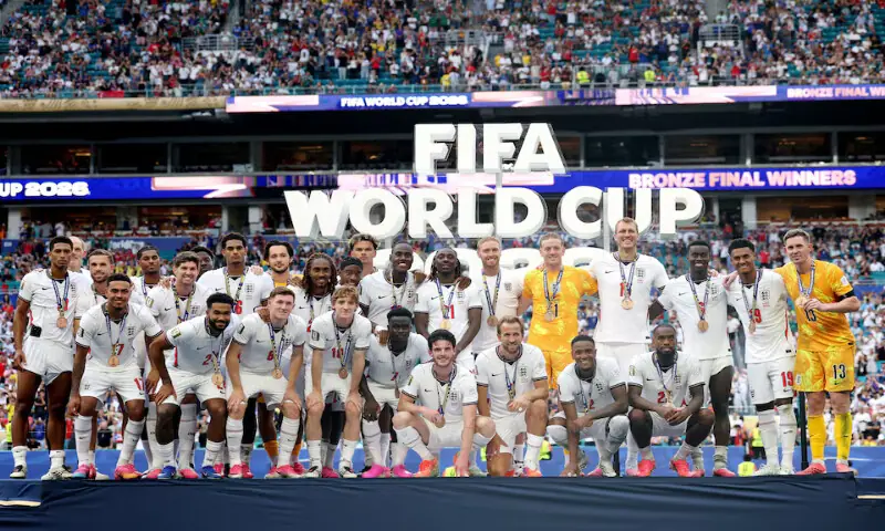 Saka hat-trick fires England to thrilling World Cup third-place finish