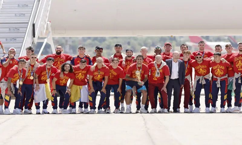 Spain's World Cup heroes return home ahead of victory parade