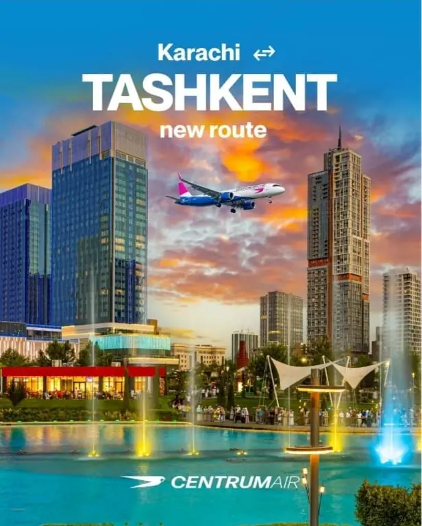 Centrum Air to launch direct Karachi-Tashkent flights from Sept 3