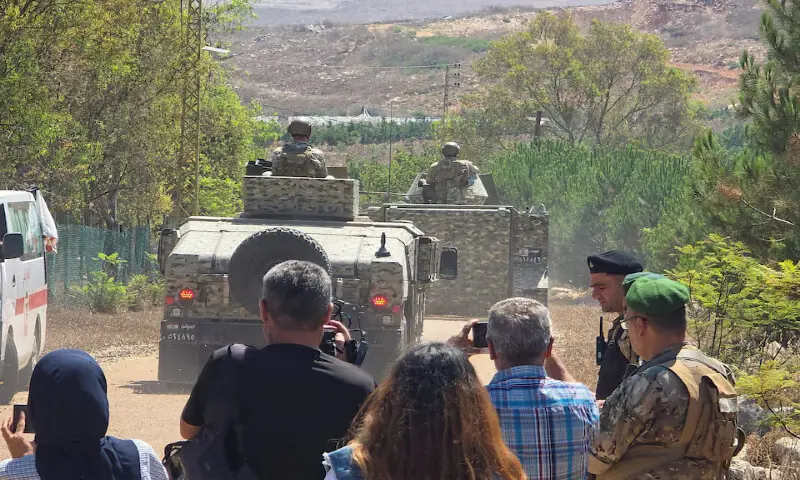 Lebanese army enters southern town after Israeli withdrawal, in first test of US-brokered deal