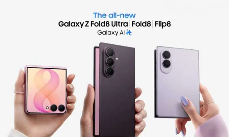  Samsung rolls out Galaxy Z Fold 8 and Galaxy Z Flip 8 with cutting-edge upgrades. 