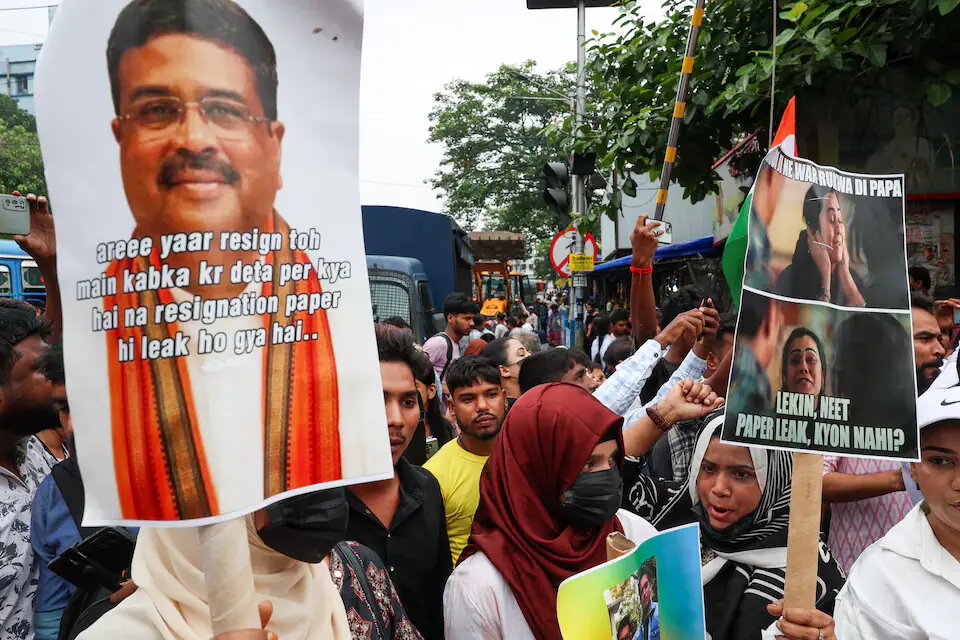 India's education minister resigns amid student protest pressure