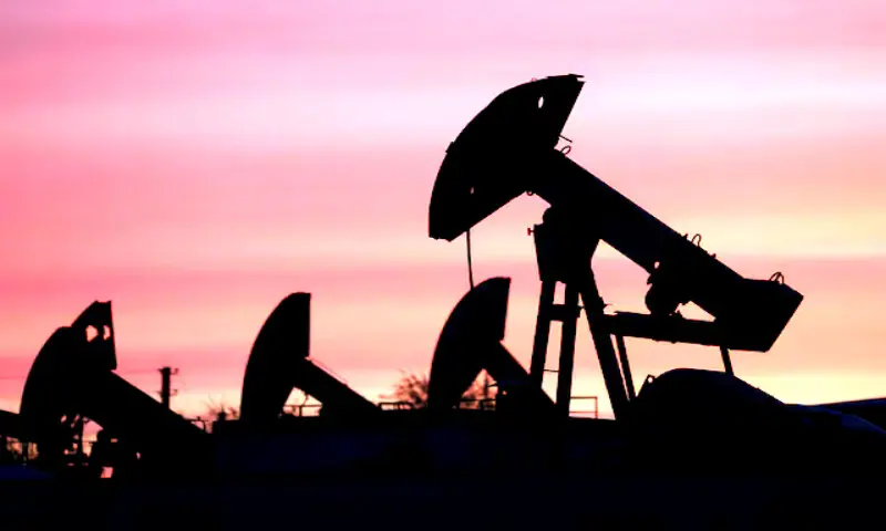 Oil slides as Iran talks revive hopes of Middle East peace