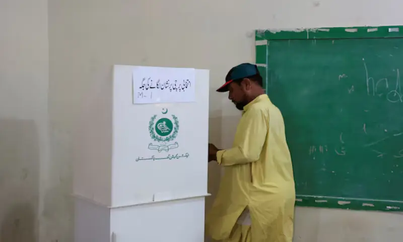 Polling underway at 23 stations in AJK&rsquo;s Bagh constituencies