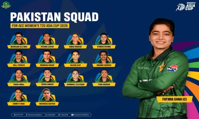 Fatima Sana to lead Pakistan in Women&rsquo;s Asia Cup, Asian Games