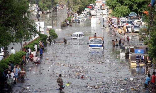 کراچی والوں کےلئےبارش رحمت یا زحمت