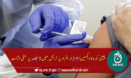 لاہور: یونیورسٹی آف ہیلتھ سائنسز چائنیز کورونا ویکسین کے ٹرائل میں مصروف