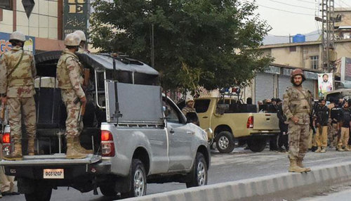 Seven FC men martyred as terrorists attack security check post in Harnai