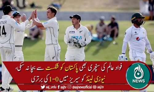 ماؤنٹ مونگنوئی ٹیسٹ:نیوزی لینڈ نے پاکستان کو 101رنز سے شکست دے دی