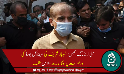 شہباز شریف کی میڈیکل بورڈ کی درخواست پر وکلاء سے دلائل طلب