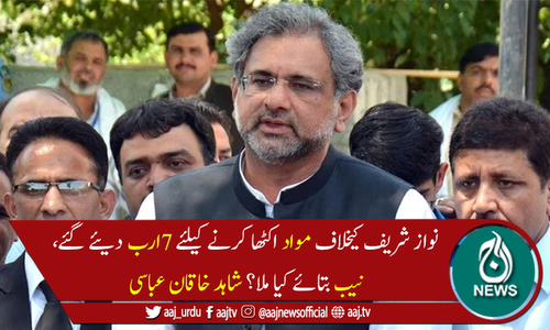 براڈشیٹ میں نیب خود کٹہرے میں آگیا،شاہد خاقان عباسی