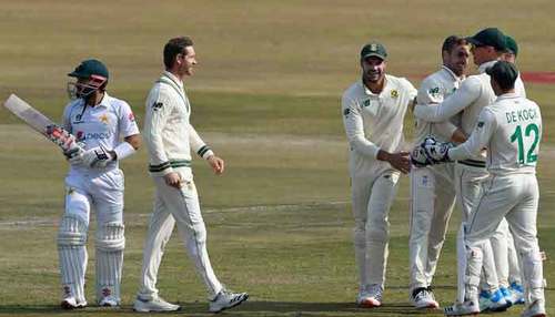 Pakistan in command despite Nortje's five-fer in second Test