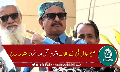 سندھ اسمبلی میں حلیم عادل شیخ کے خلاف اقدام قتل اور اغوا کا مقدمہ درج