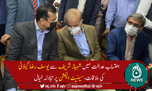 شہبازشریف سے یوسف رضا گیلانی کی ملاقات،سینیٹ الیکشن پرتبادلہ خیال