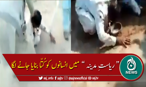 وڈیرا شاہی عروج پر، ریاستِ مدینہ میں انسانوں کو کُتّا بنایا جانے لگا