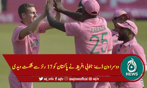 دوسرا ون ڈے: جنوبی افریقہ نے پاکستان کو 17 رنز سے شکست دیدی