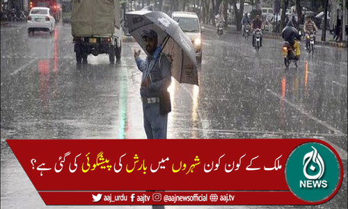 خیبر پختونخوا، بلوچستان، پنجاب، گلگت بلتستان اور کشمیر میں بارش کا امکان
