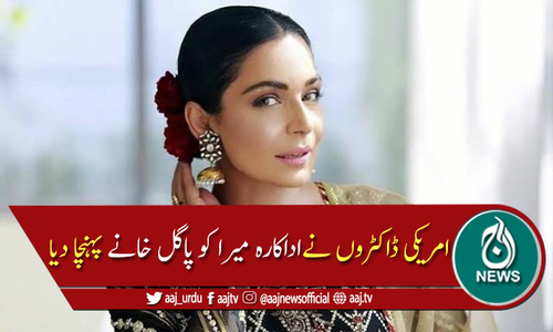 اداکارہ میرا امریکا میں پاگل قرار، پاگل خانے منتقل