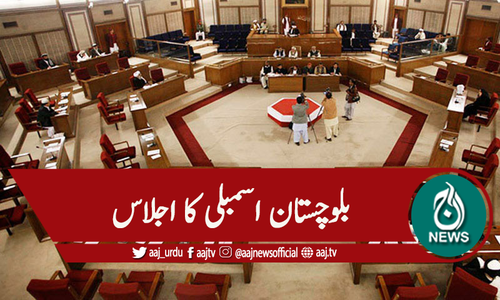 بلوچستان اسمبلی اجلاس، شور شرابہ، اپوزیشن کا واک آوٹ