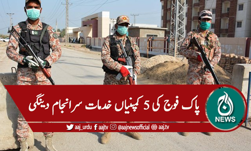 پنجاب :کورونا ایس او پیز، پاک فوج کی 5 کمپنیوں کی خدمات