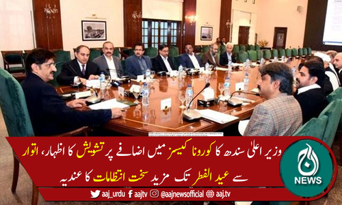 وزیر اعلیٰ سندھ کا اتوار سے عید الفطر تک مزید سخت اقدامات کاعندیہ