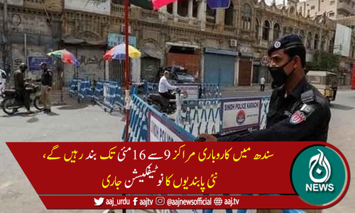 محکمہ داخلہ سندھ نے عید پر نئی پابندیوں کا نوٹیفکیشن جاری کردیا