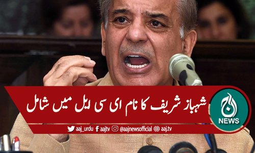 شہباز شریف کا نام ای سی ایل میں شامل