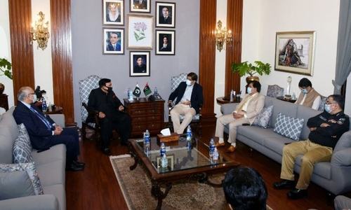 Sheikh Rasheed assures CM Murad of govt's support in operation against bandits