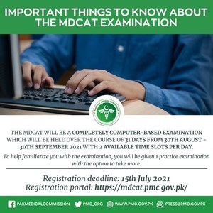 PMC revamps the national MDCAT examination making it completely computer-based