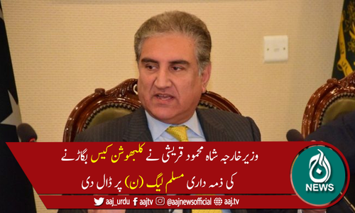 کلبھوشن یادیو کے کیس کو مسلم لیگ (ن) نے بگاڑا، وزیرخارجہ