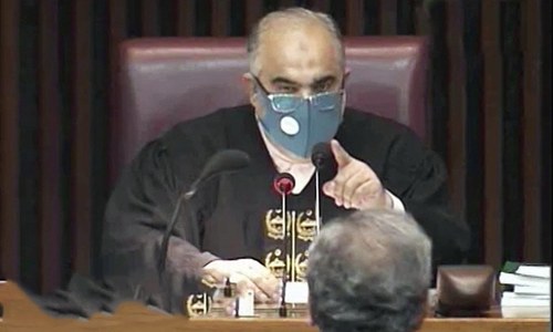 NA speaker bans 7 MNAs from National Assembly over 'unparliamentary' behaviour