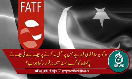 پاکستان کو گرے لسٹ میں رکھنے والا فیٹف کا 27واں نکتہ کیا ہے؟