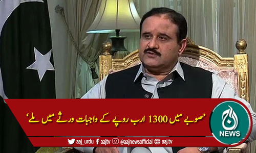 سابقہ حکومت پر تنقید