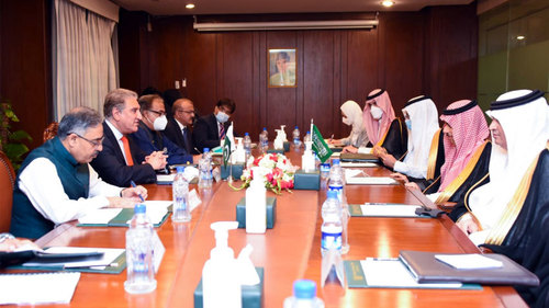 Pakistan, Saudi Arabia agree to continue to work together to facilitate regional peace