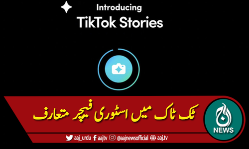 ٹک ٹاک میں اسٹوری فیچر متعارف