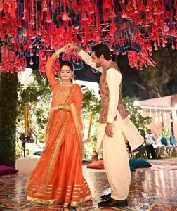 Minal and Ahsan's wedding festivities begin with dholki