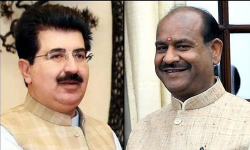 اسپیکر بھارتی لوک سبھا کا چیئرمین سینیٹ صادق سنجرانی کو خط، دورہ بھارت کی دعوت