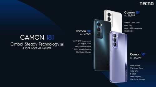 TECNO launches its Camon 18 series in Pakistan