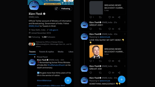 Did Elon Musk hack India&rsquo;s information ministry's Twitter account?