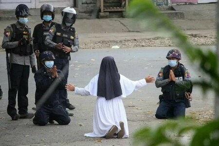 The Myanmar nun who faced down a junta