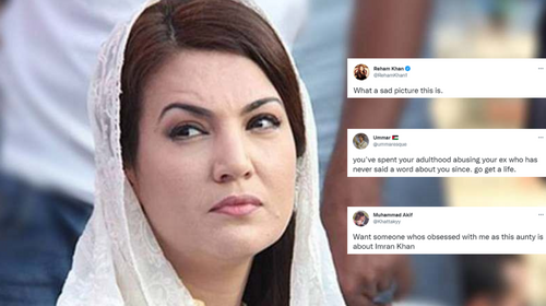 Pakistani Twitter calls Reham Khan &ldquo;bitter ex&rdquo; as she takes jab at Imran Khan