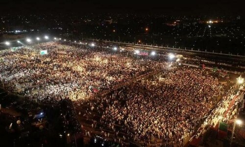 Number game: How many people were at PTI&rsquo;s Islamabad jalsa?