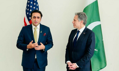 FM Bilawal meets US counterpart, discusses bilateral ties