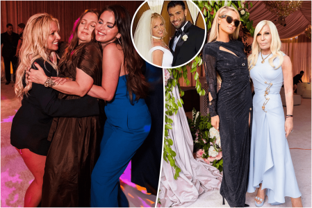 Britney Spears kissed someone on her wedding day but it wasn&rsquo;t her new husband