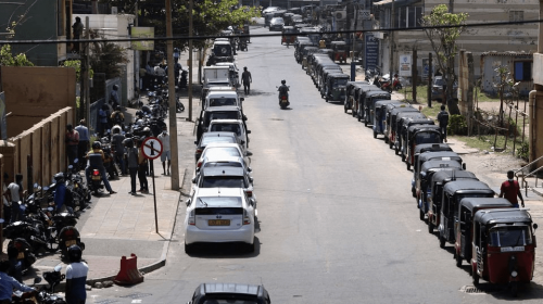 Sri Lanka grinds to a halt as fuel reserves shrink