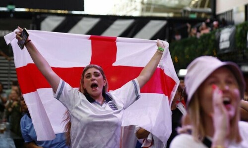 England fans erupt as women&rsquo;s side win Euros final