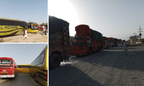 Roads to Quetta blocked as transporters protest tax increase