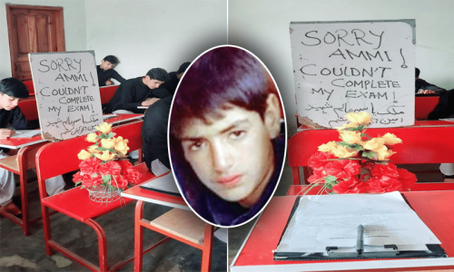 &lsquo;Sorry Ammi! Couldn&rsquo;t complete my exam&rsquo;