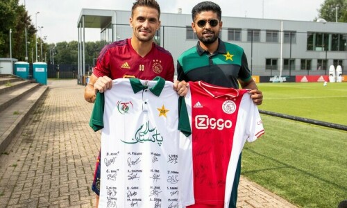 &lsquo;Babar is mixture of Ronaldo, Messi&rsquo;: Pakistan team meets AFC Ajax