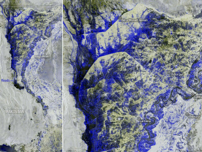 Ten times heavier rainfall drove vast Pakistan flooding: ESA